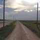 A dirt road just north of the Tamiami Trail.